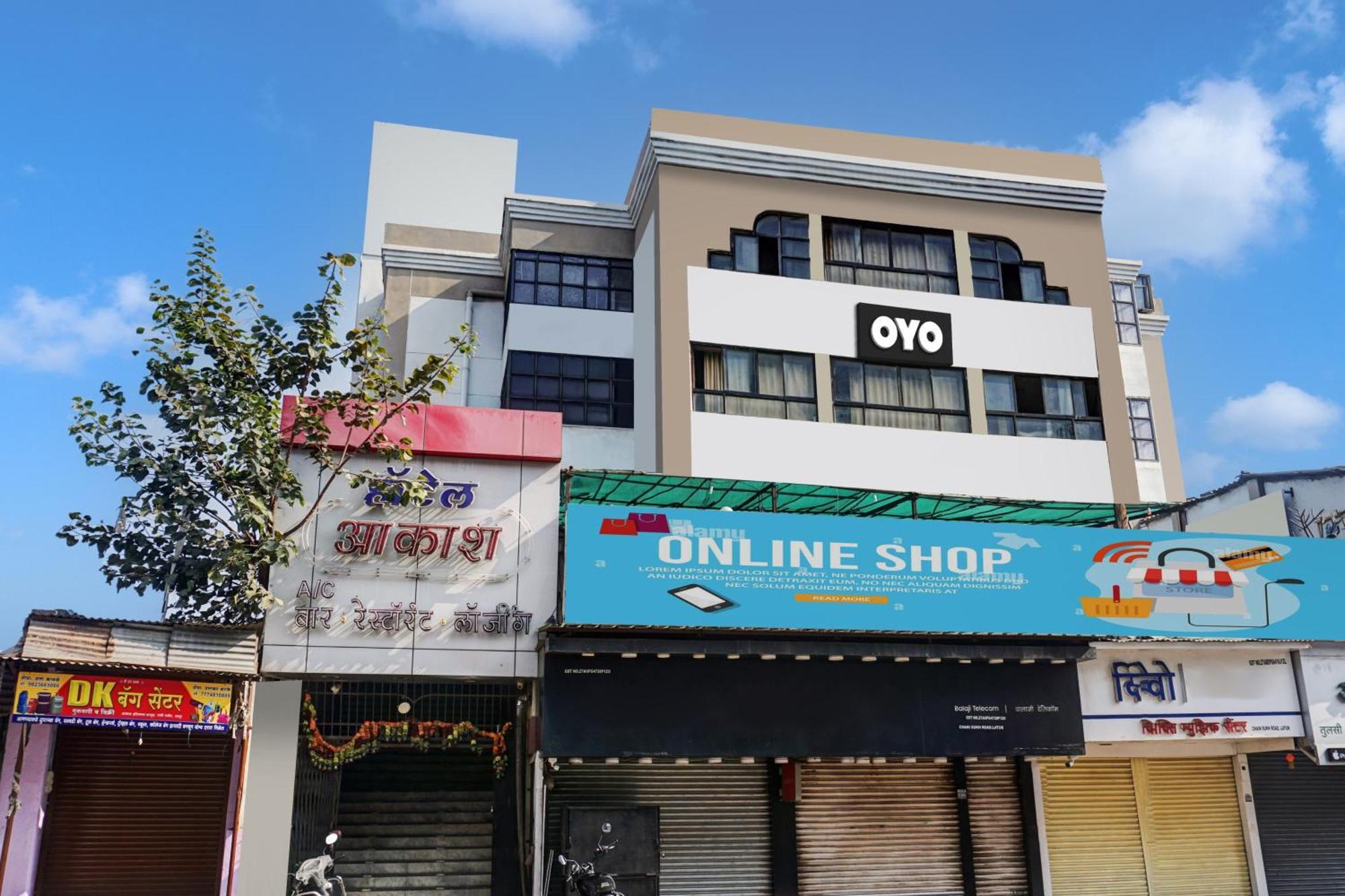 Hotel O Akash Lodge Lātūr Exterior foto